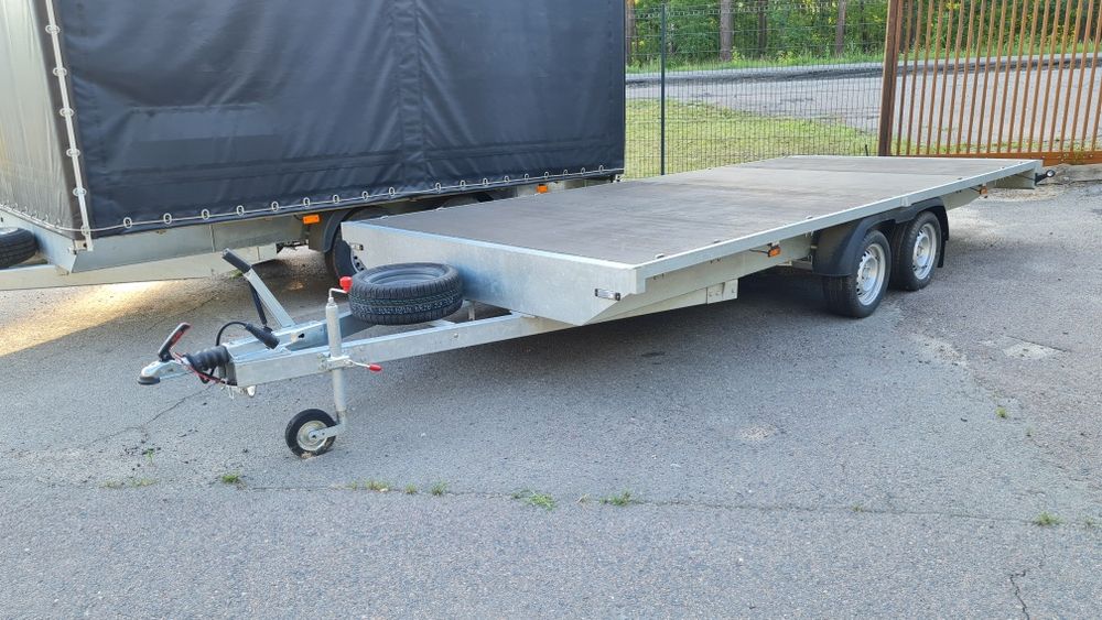 Новий причіп 5.1х2.1 вантажний оцинкований AL-KO, платформа KNOTT