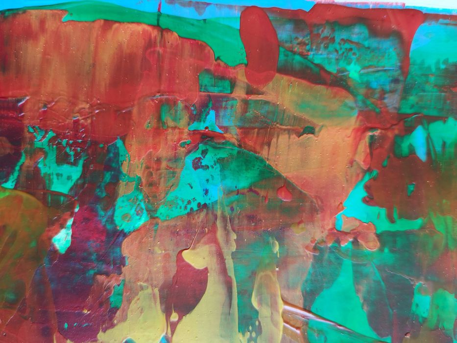 Pintura acrílico sobre papel