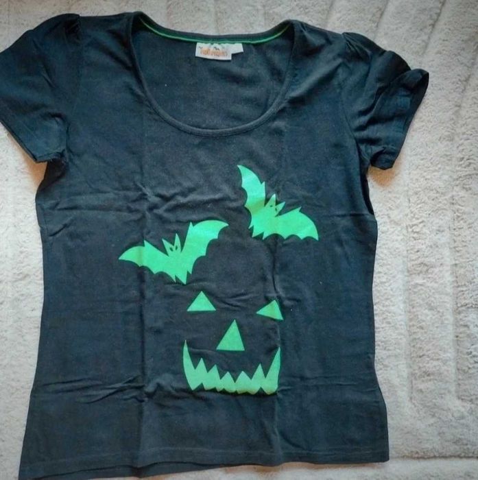 Czarna koszulka damska HALLOWEEN – rozmiar L