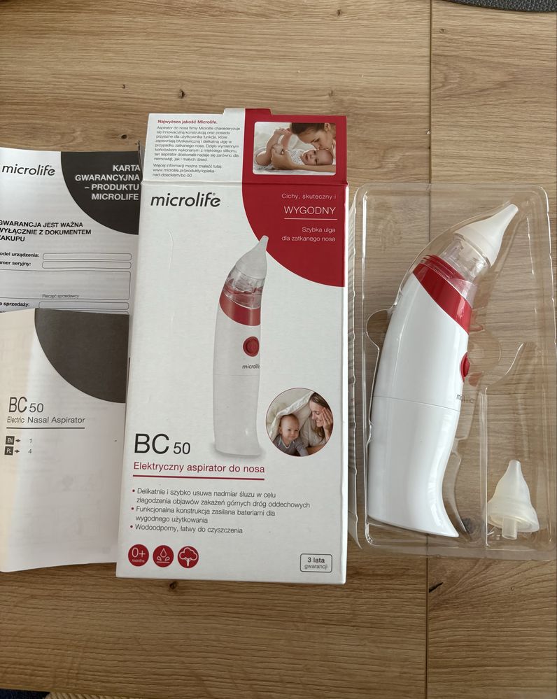 Elektryczny aspirator do nosa Microlife BC50
