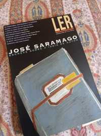 Revista Ler textos de José Saramago e Luiz Pacheco