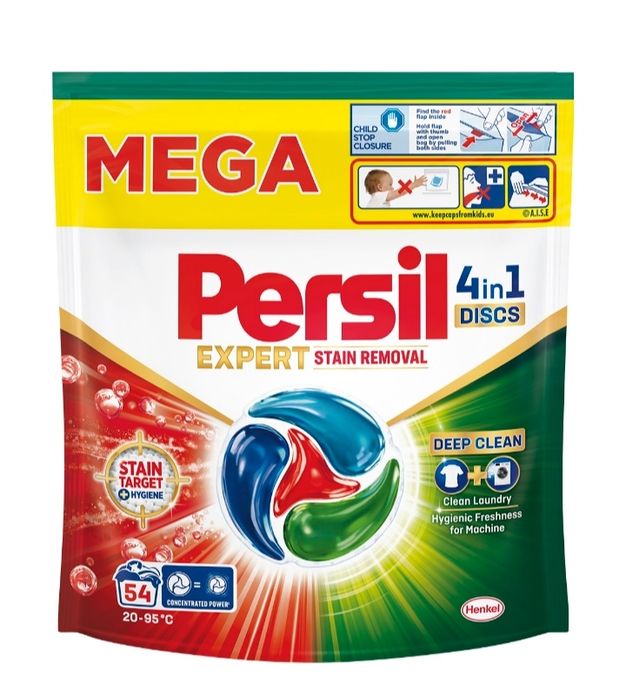 Диски для прання Persil 4in1 Expert Stain Removal Deep Clean 54 шт