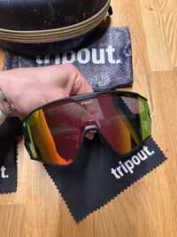 Okulary rowerowe Tripout Optic Infinity sportowe z 2 szklami