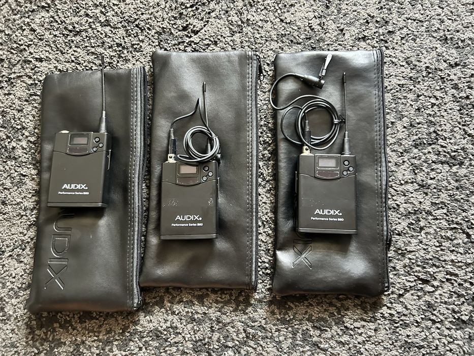 Mikrofon krawatowy Audix B60 Bezprzewodowy nadajnik paskowy Bodypack