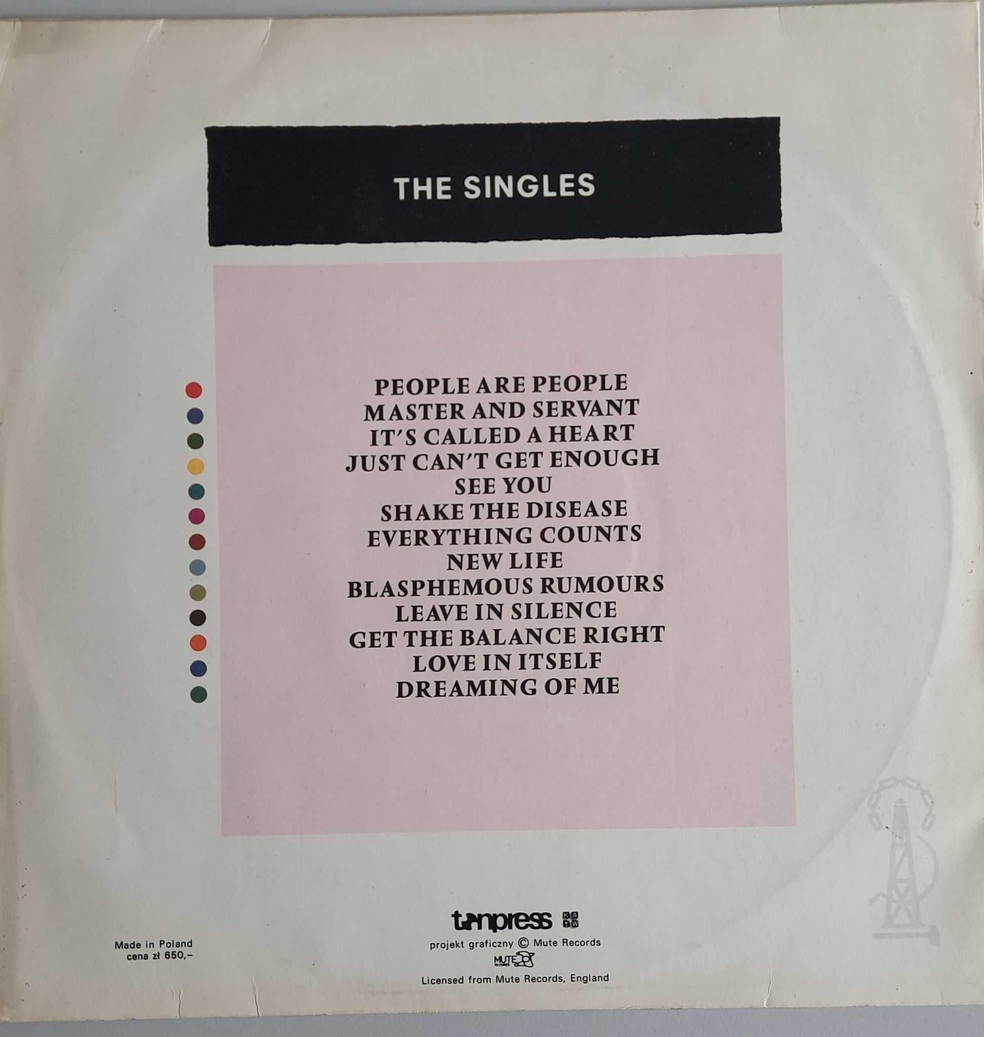 Depeche Mode The Singles 81 - 85 Winyl