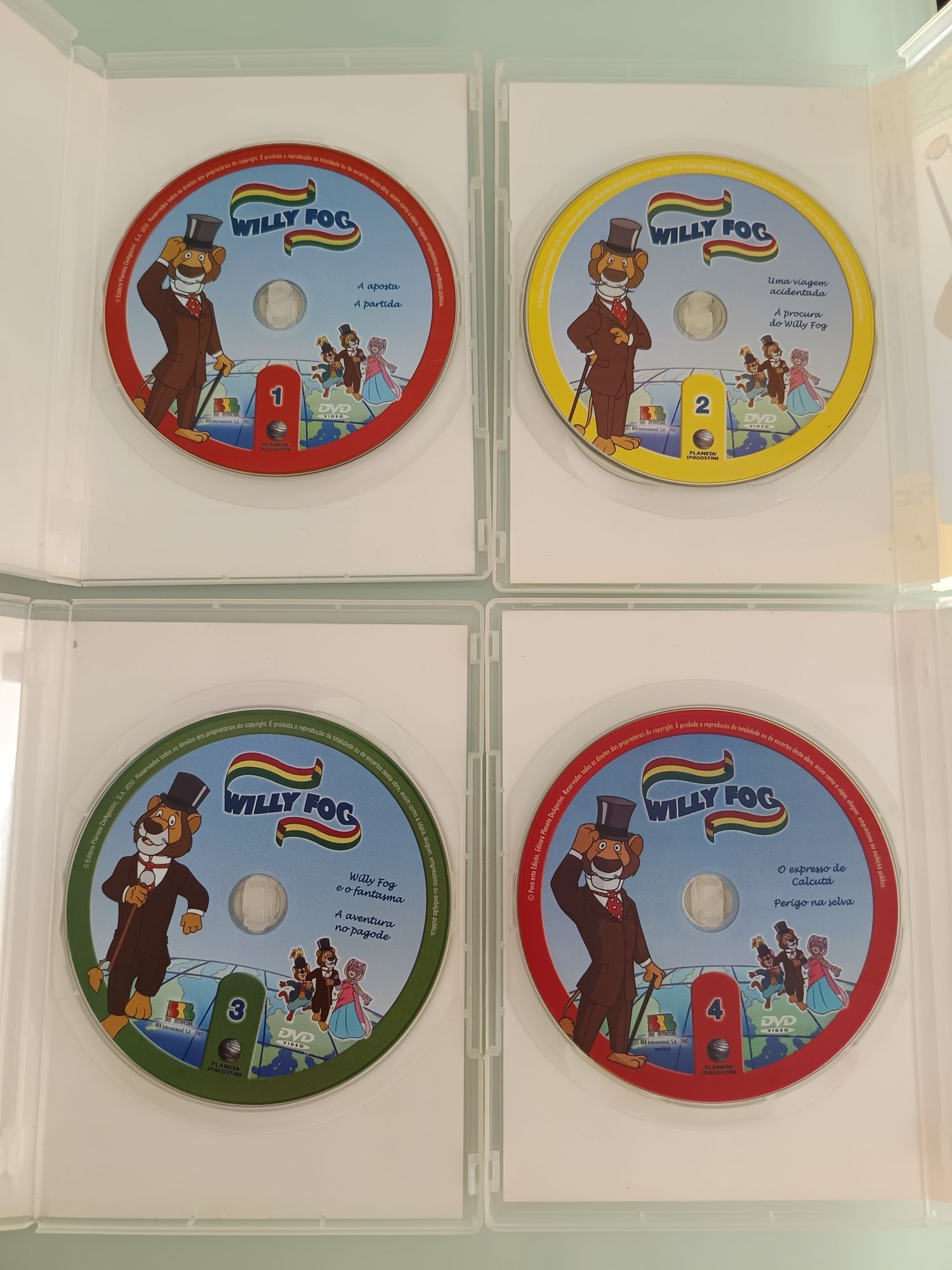 DVD coleção Willy fog