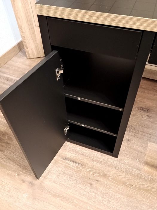 Biurko Ikea, szuflady, szafka