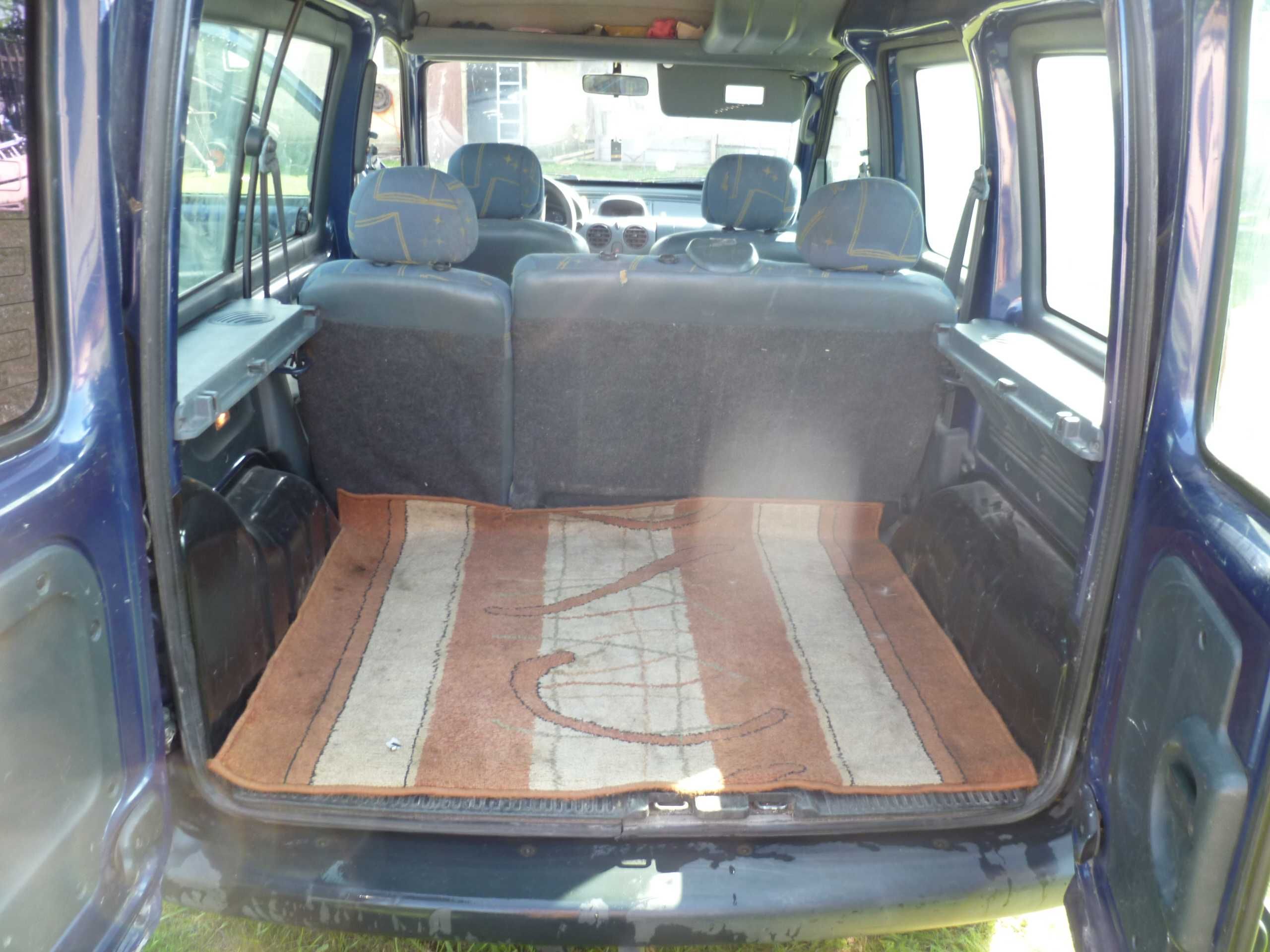 Renault Kangoo 1,4 benzyna + LPG + hak pożyteczne stworzenie na budowę
