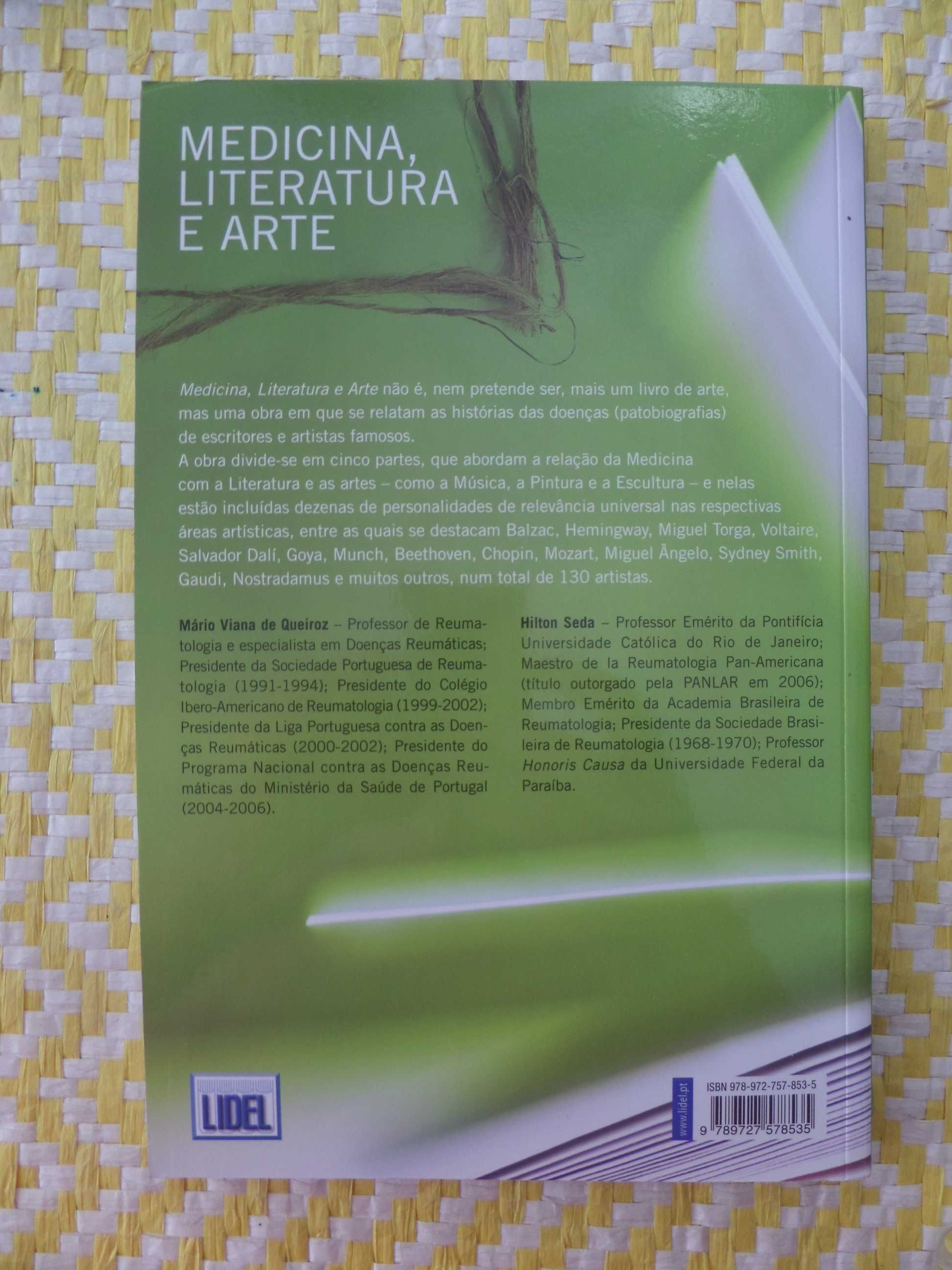 MEDICINA, LITERATURA E ARTE
de Hilton Seda e Mário Viana de Queiroz