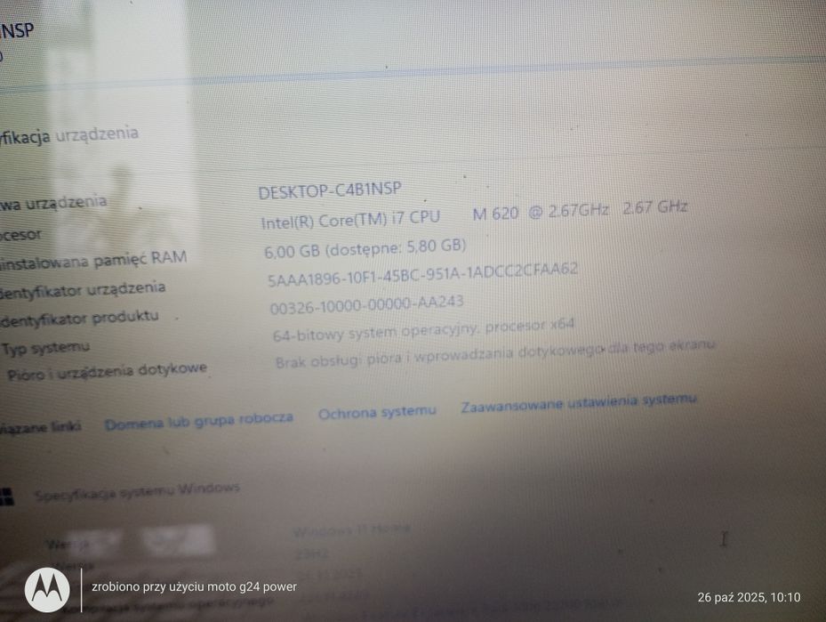 Laptop Samsung R540 w ładnym stanie