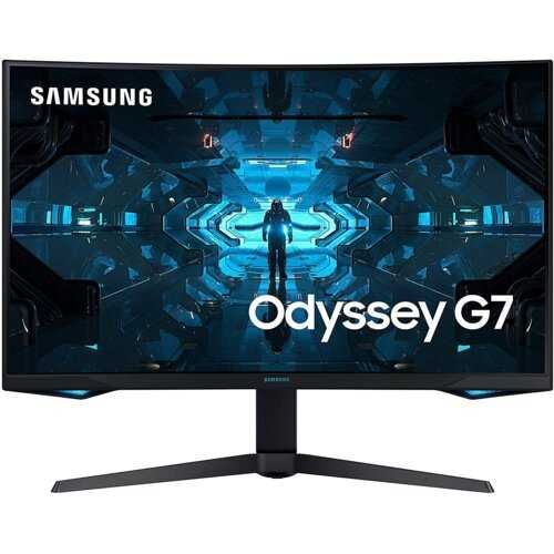 Samsung Odyssey G7 27” 240Hz, 1440p, QLED, 1000R, G-Sync + Gratis