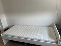 Łóżko ikea Malm 90*200 2 szt z materacami