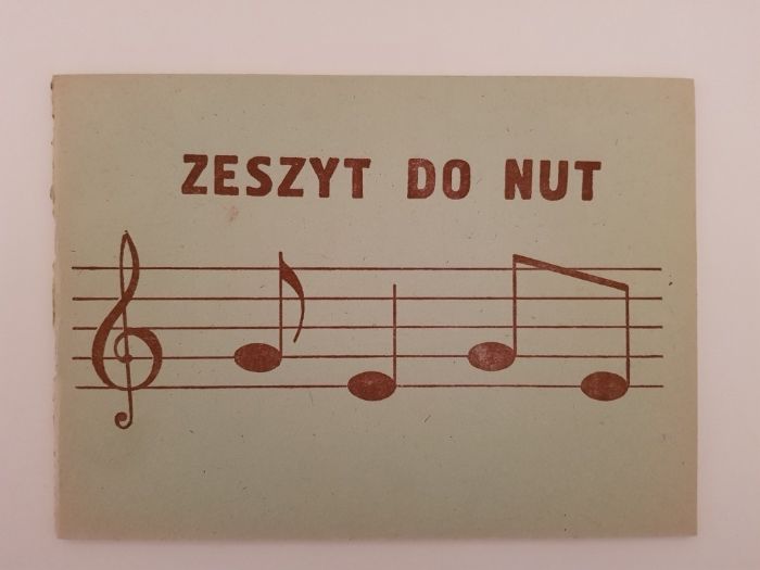 Zeszyty do nut z PRL.