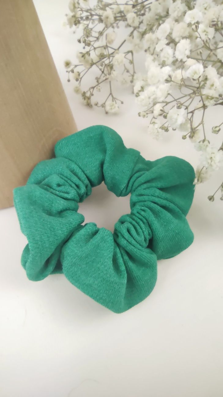 Gumka do włosów, frotka scrunchie handmade zero waste