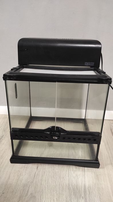 Exo Terra 30×30×30 — тераріум для рептилій/орхідеї/декору з підігрівом