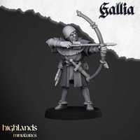 Gallia Archer #1 Highlands Miniatures Old World Warhammer