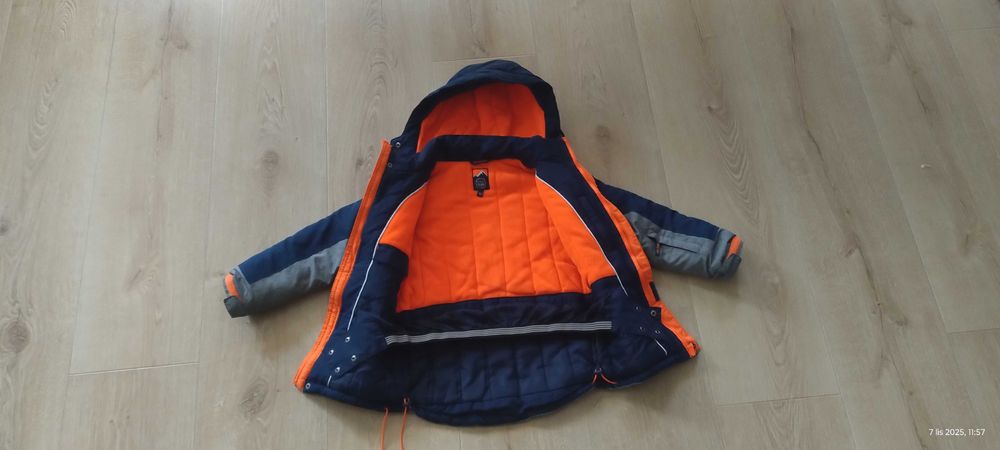 Kurtka narciarska ze spodniami i klasyczna zimowa 4-6 lat