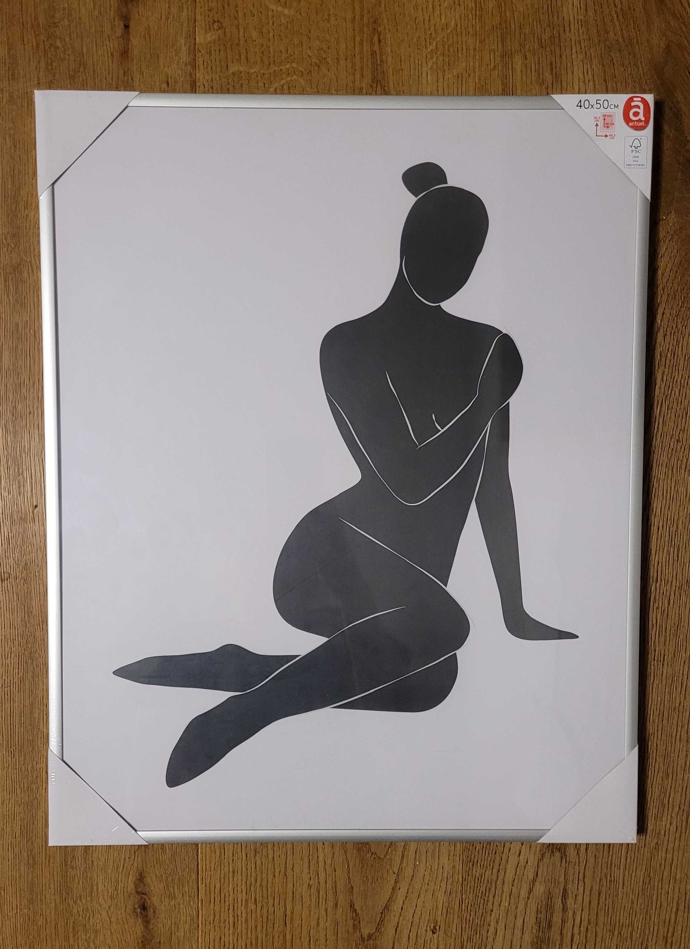 2 x Rama ramka na zdjęcia / kolaż/ obraz, aluminiowa, 40x50 antyrama