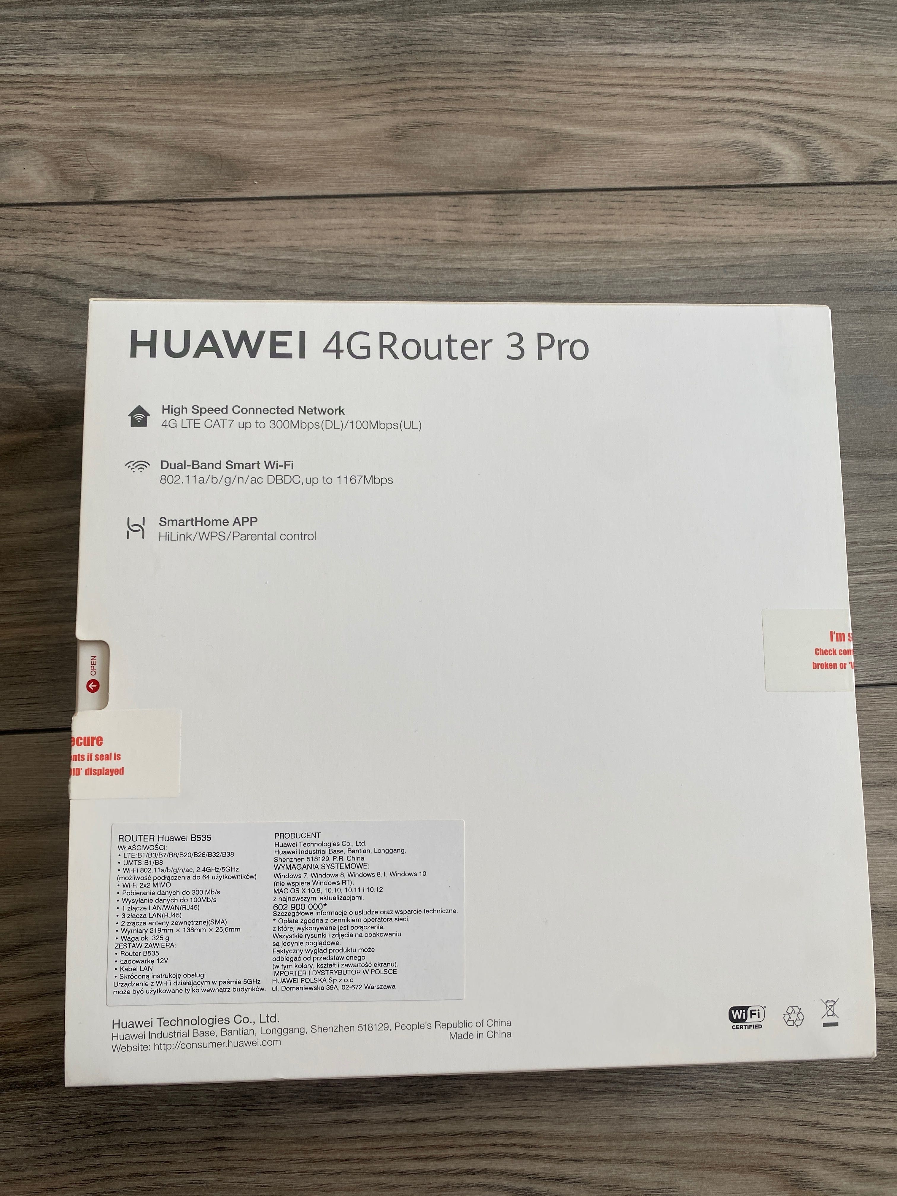 Huawei 4GRouter 3 Pro Model B535-233