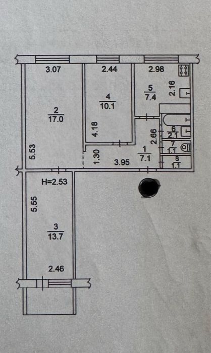Продаж 3-к 63,1 м.кв Левка Лук'яненка 1-Е (Тимошенка) Оболонь Мінська