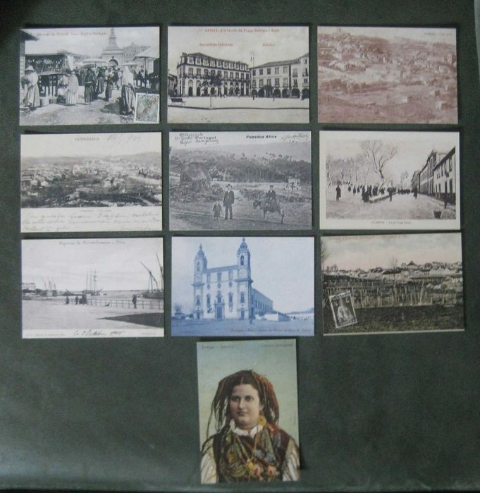 50 Postais Coleção Selos e Postais de Portugal: Três séculos História