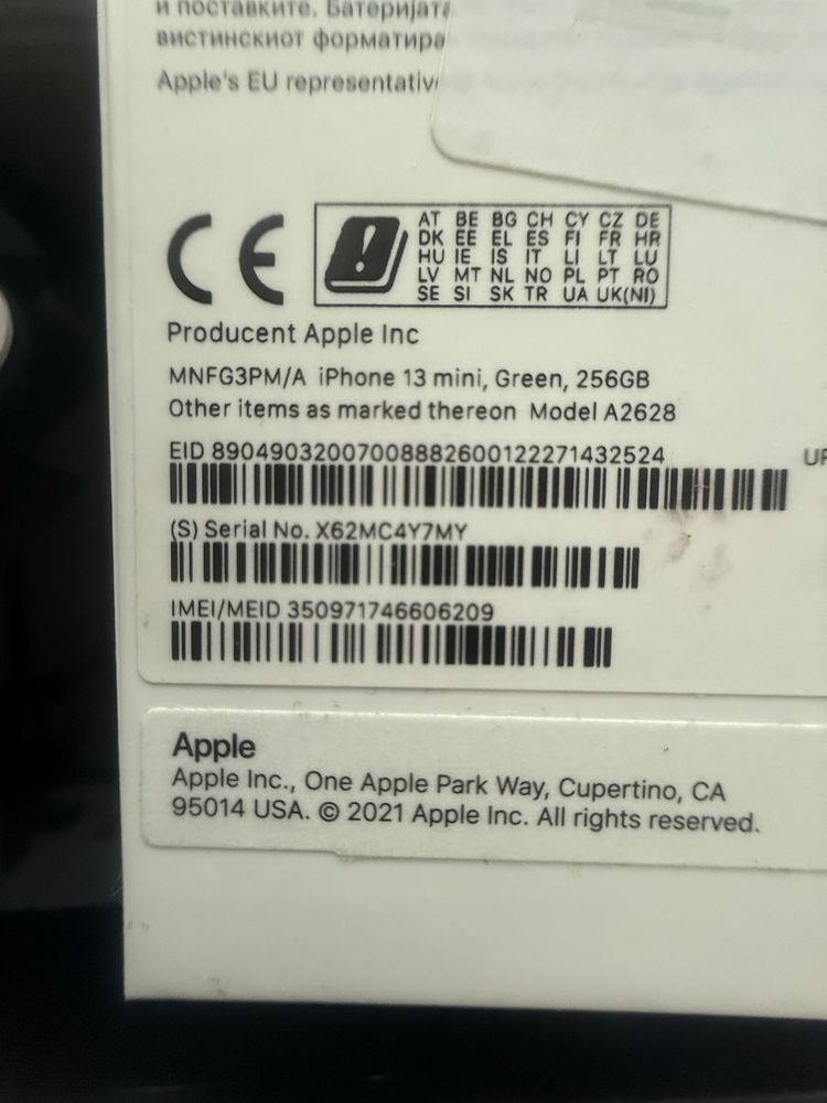 Iphone 13 mini 256GB zielony