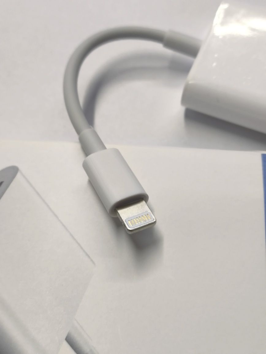 Czytnik kart do iPhone lightning adapter przejściówka Micro SD/TF