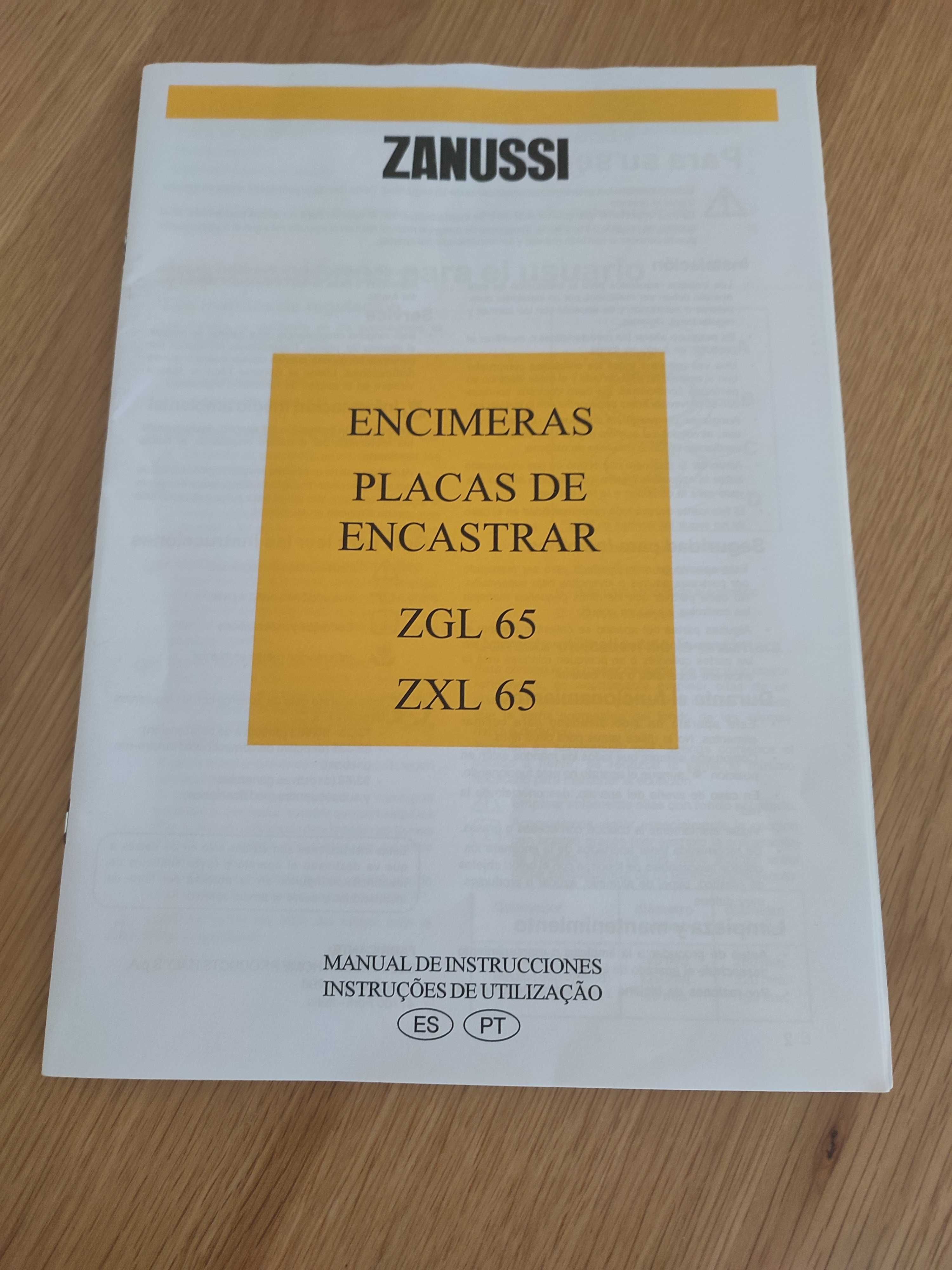 Placa de fogão Zanussi