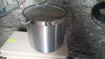 Novo panela de aço inoxidável 100L
