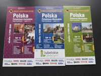 mapy polskie, turystyka, podróże, Polska