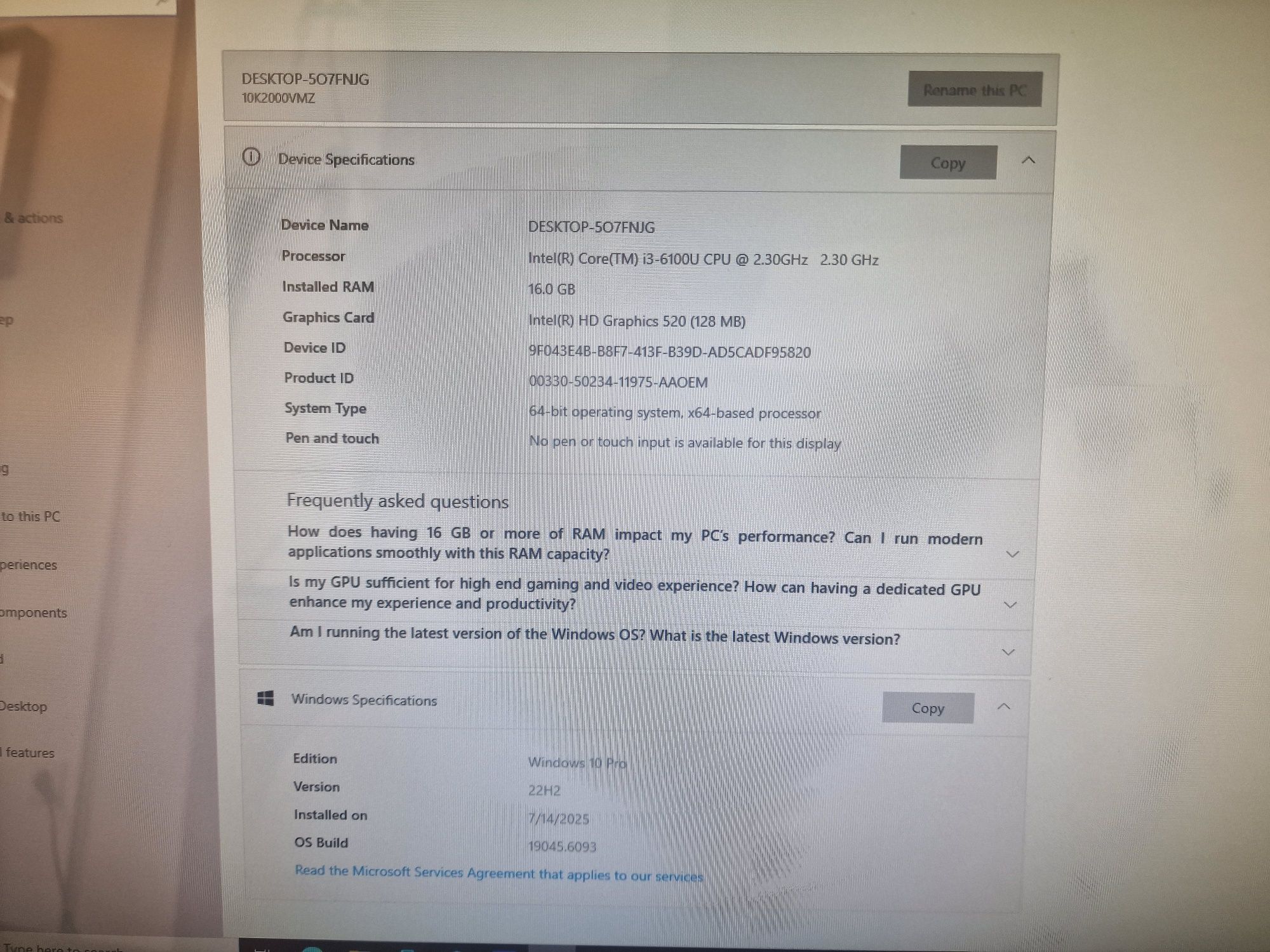 Lenovo S400Z All in One