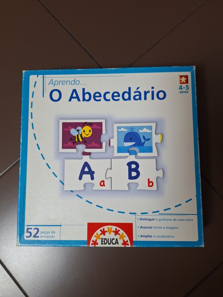 Puzzle abecedário 52 peças