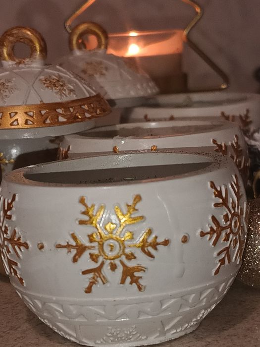 Арома свічки Новорічний дизайн.