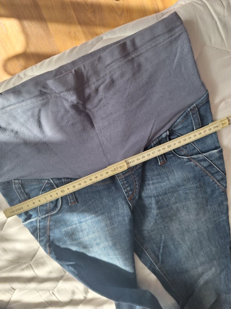 Spodnie ciążowe  typu jeans rozm. 38  stan bardzo dobry