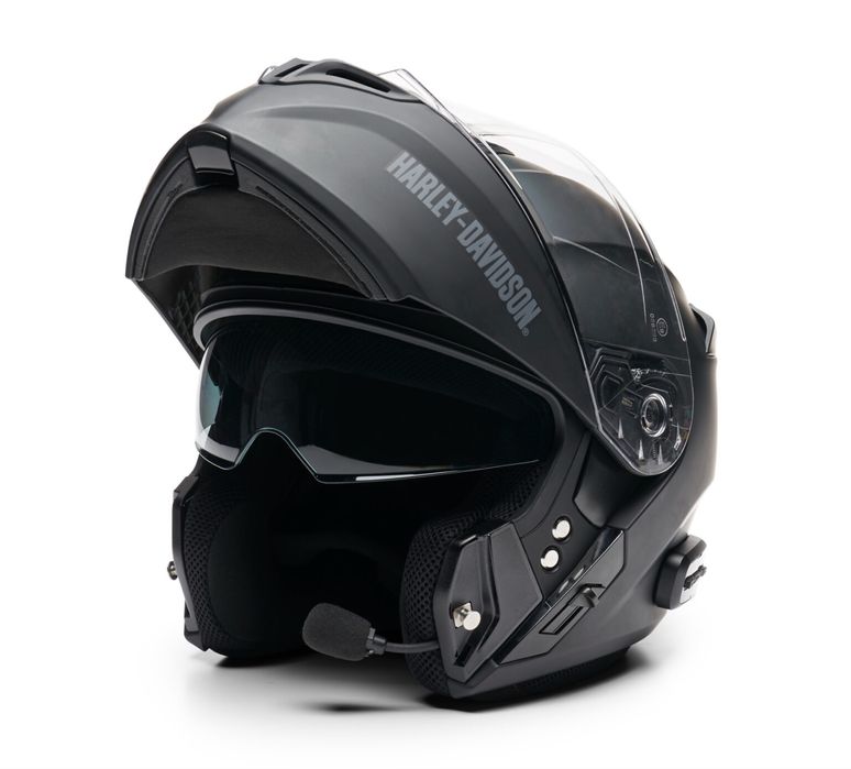 Kask Harley Davidson z interkomem Outrush Silver Matt rozm.S