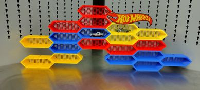 Modułowy stojak póka organizer HOT WHEELS plaster miodu