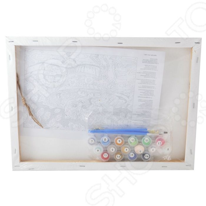 Картина по номерам "Яблочный ежик", 30 х 40 см 140-As