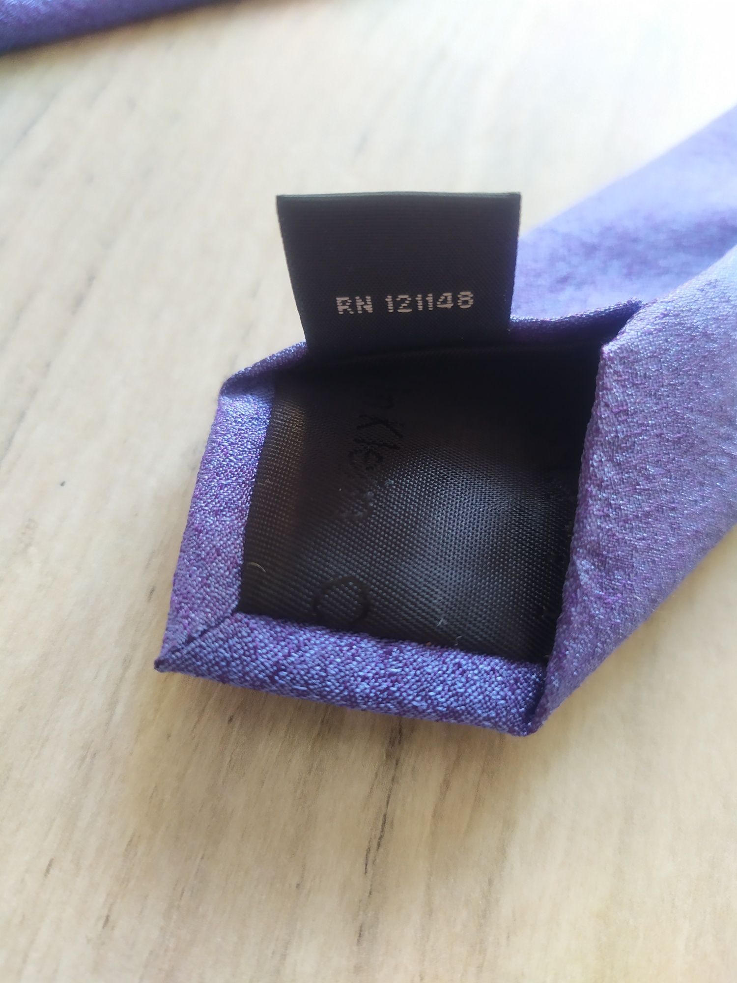Krawat Calvin Klein 100% jedwab