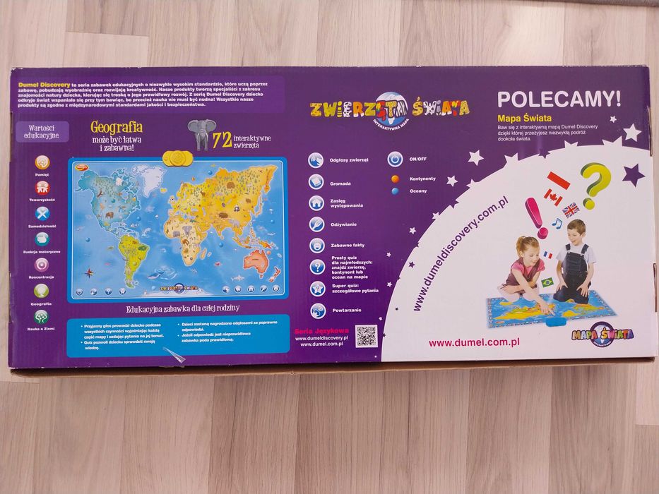 Dumel Discovery Interaktywna mapa Zwierzęta Świata