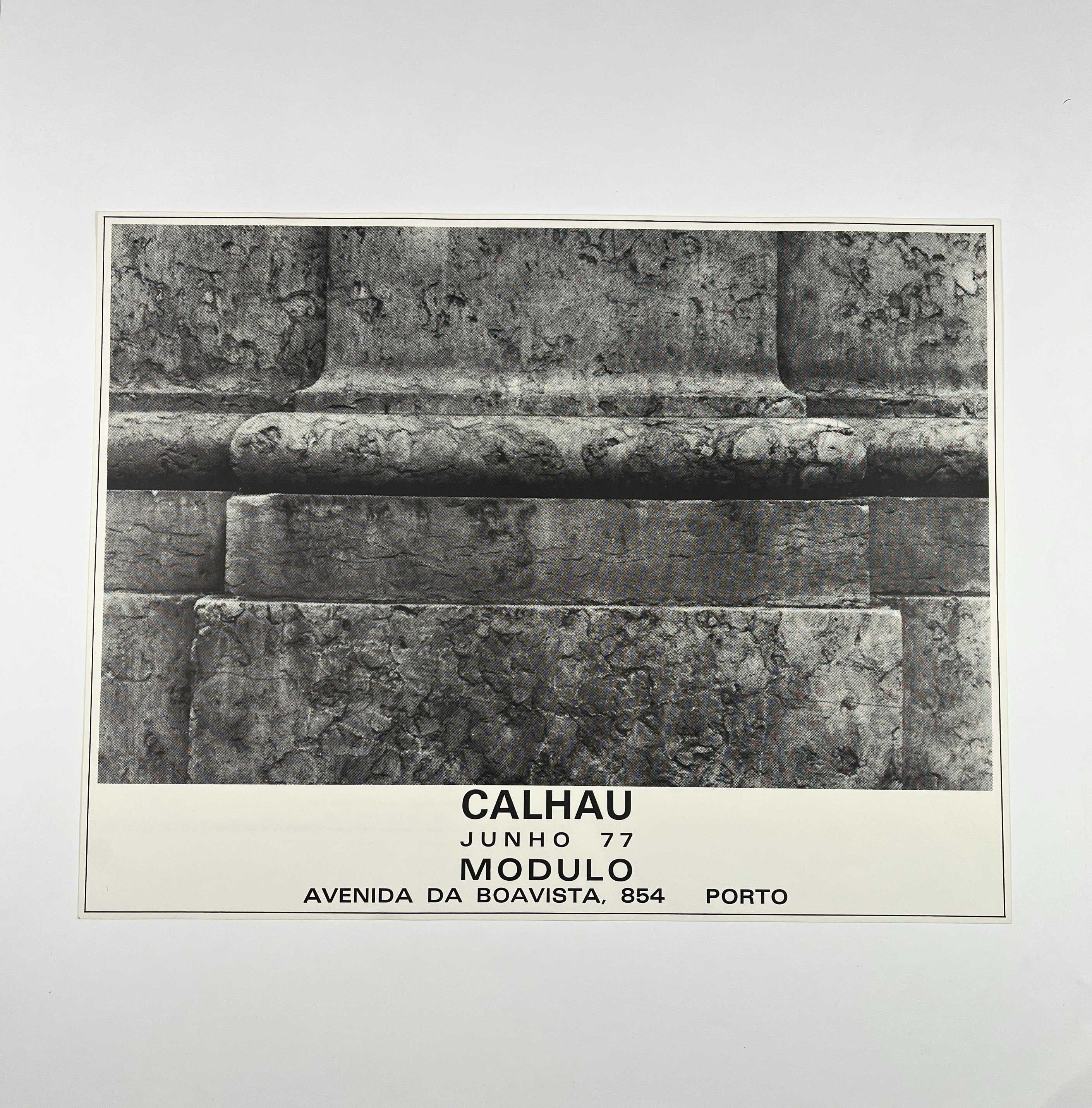Fernando Calhau Cartaz da exposição Galeria Modulo Porto 1977