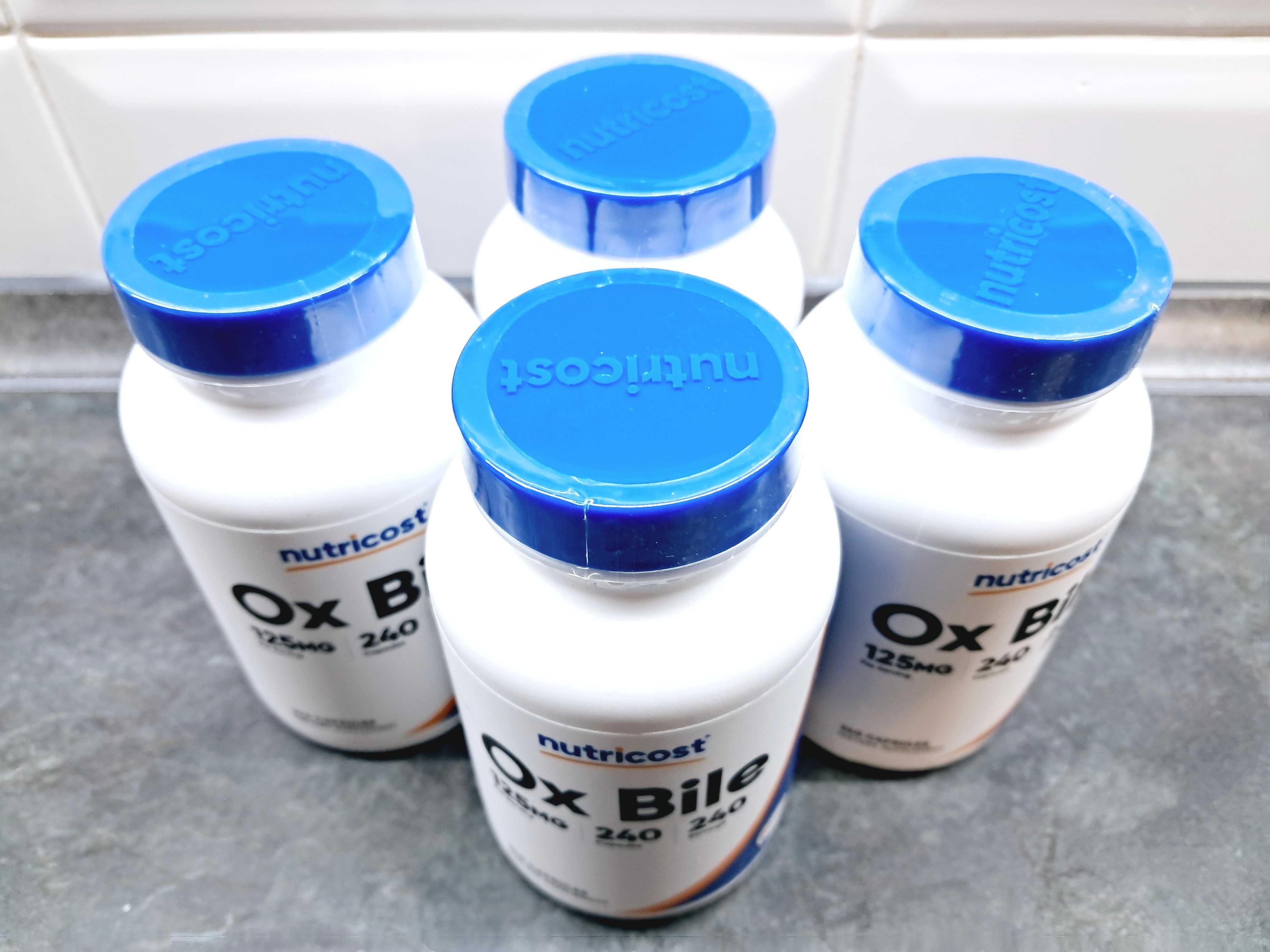 Nutricost, Ox Bile 125 мг (240 капс.), бычья желчь, бичача жовч
