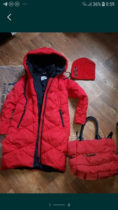 Зимняя куртка-пальто Visdeer 46-48p.(L).