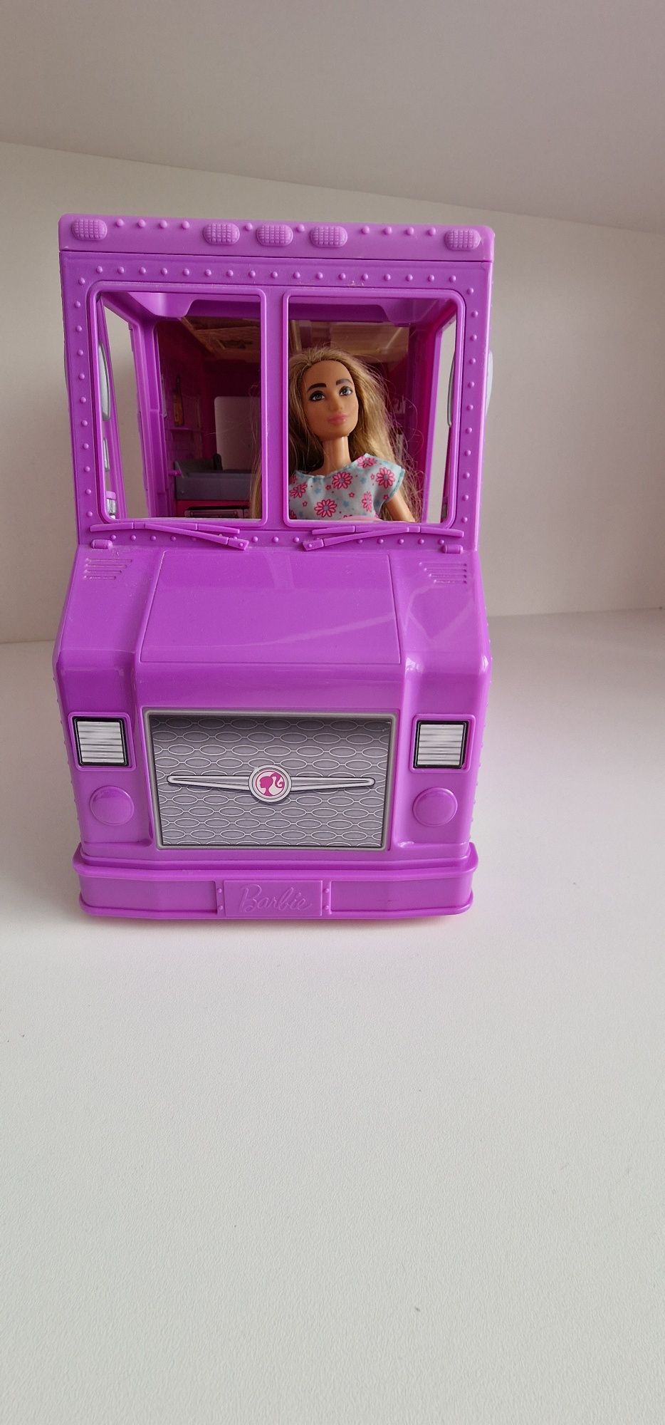Barbie Samochód Foodtruck z lalką