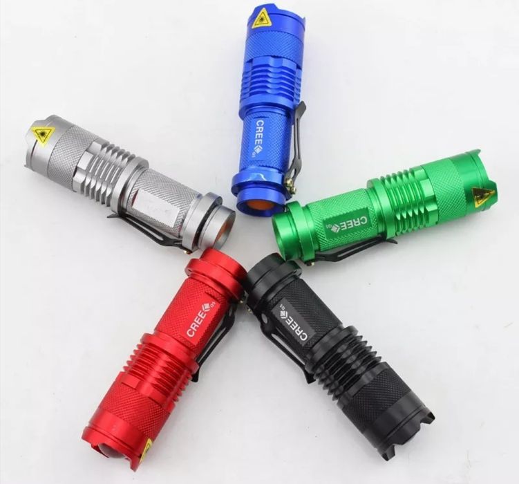 Lanterna Táctica Led Cree Sky Wolfeye - Ctt Grátis