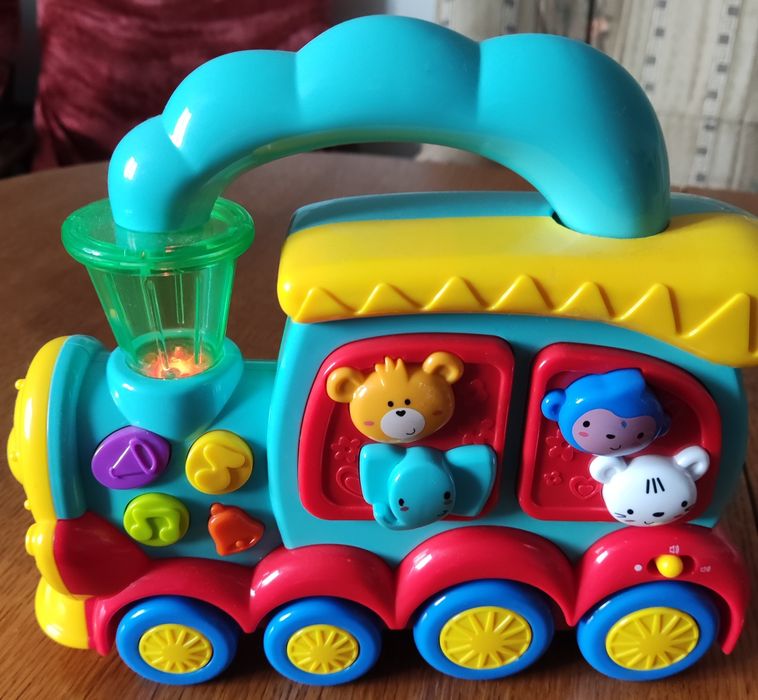 Ciuchcia lokomotywa zabawka grająca dla dzieci