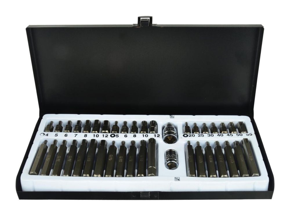 Набор ключей torx CRV 40эл. метал. ящик Geko 10030