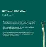 Przewód NKT Instal + YDYp 3x2,5 /3x1,5 Płaski 4x1,5, 5x1,5, 5x2,5, 5x4
