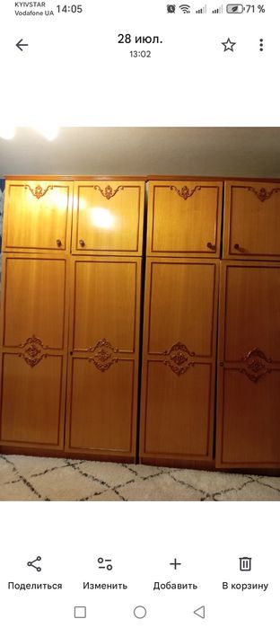 Шкафы в спальню. 2 шт