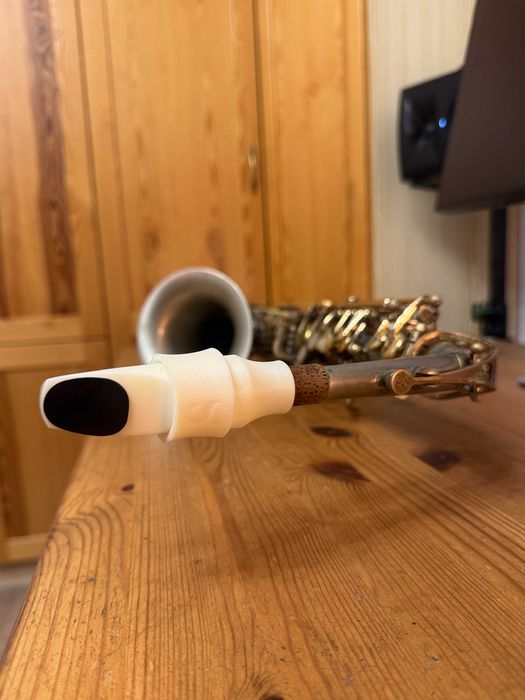 Ustnik do saksofonu altowego Syos Parthenope 6* Ivory White