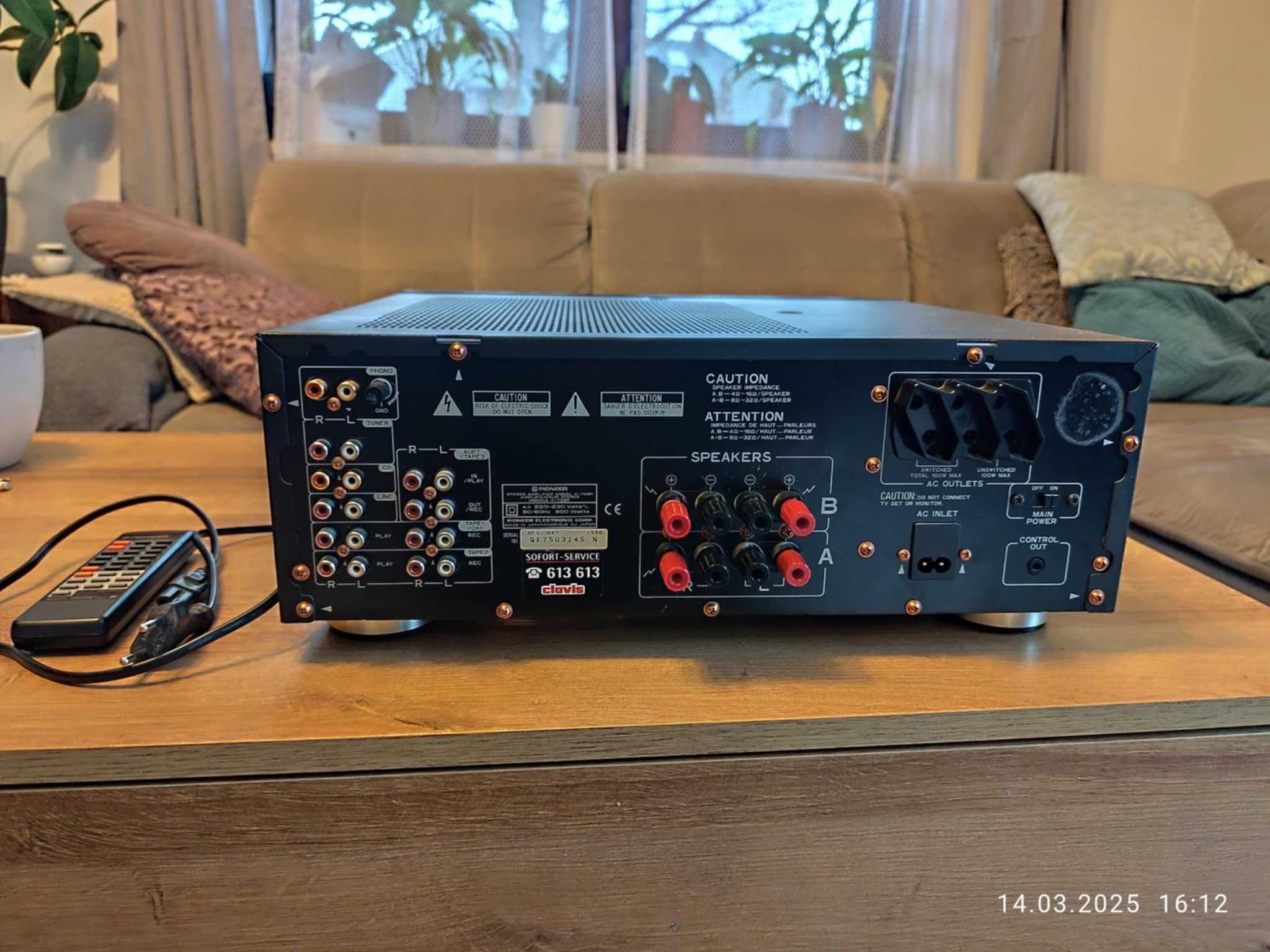 Pioneer A-705R Wzmacniacz Stereo + pilot